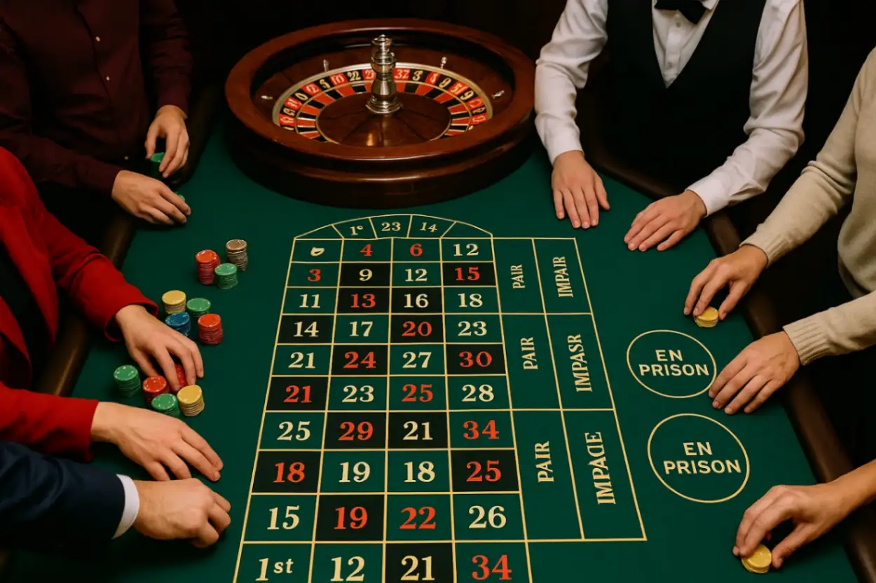 Французская рулетка: правила, La Partage и En Prison Французская рулетка: правила, La Partage и En Prison