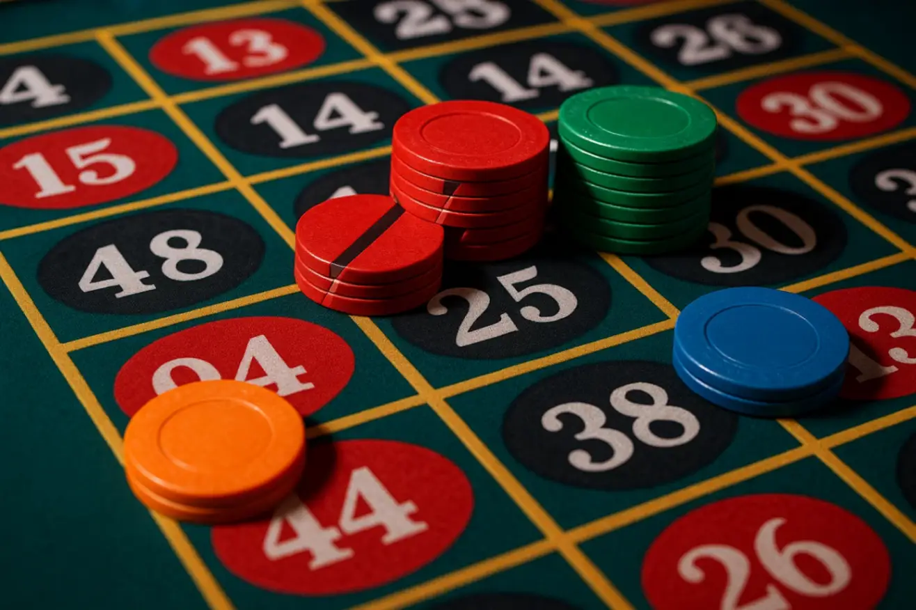 Inside-ставки в рулетке: straight, split, street, corner, six line Inside-ставки в рулетке: straight, split, street, corner, six line