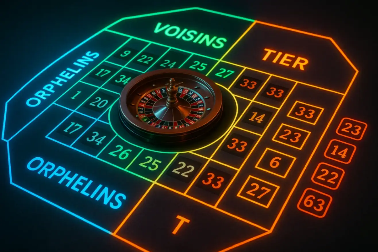 Устные ставки в рулетке: Voisins, Tiers, Orphelins и соседние числа Устные ставки в рулетке: Voisins, Tiers, Orphelins и соседние числа